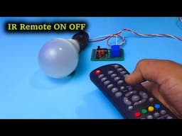 How To Make IR Remote Control ON OFF Circuit