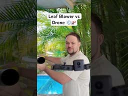 Leaf Blower vs HOVERAir X1 PROMAX