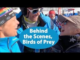 Skiing Legends Lindsey Vonn, Tamara McKinney behind the scenes