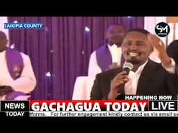 Drama in laikipia as Ruto's allies kiunjuri heckled after praising ruto infront of gachagua