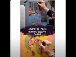 Monthly Pastel Painting Lessons Online in 90 Seconds