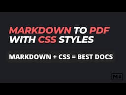 I made my Resume from Markdown - Convert Markdown to PDF by applying CSS