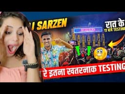 Dj Sarzen ने किया रात 11 बजे खतरनाक Testing 24 Bass में सबका हालत कर दिया😱 Ram Raj Mandir | Reaction