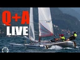 Get the right leech tension. Q+A Live. Your catamaran sailing questions ANSWERED