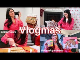 Vlogmas Day 27: Christmas Day, Opening Presents & Gingerbread House Decorating🎅🏼 | Gabriella Mortola