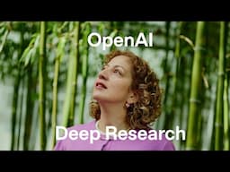 OpenAI deep research in practice.