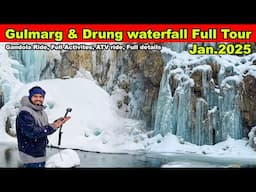 Gulmarg snowfall | Drung waterfall | gulmarg in january | kashmir 2025 | Drang Vally | Gulmarg