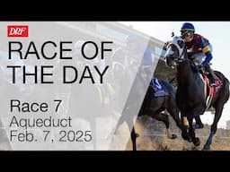 DRF Friday Race of the Day | Aqueduct Race 7 | February 7, 2025