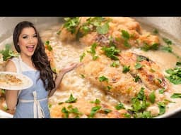 CREAMY GARLIC CHICKEN EASY DINNER RECIPE