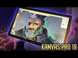 The HUION KAMVAS PRO 19 is...  VERY IMPRESSIVE!