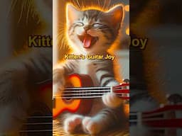 Kitty's Guitar Joy #AI (Kitty's Wonderful Life - 6)