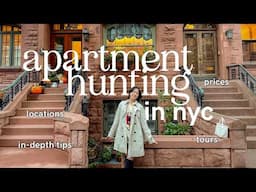 NYC APARTMENT HUNTING | tips, prices, tours in manhattan (2024)