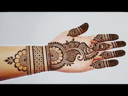 Very easy simple mehndi design| Front hand mehndi designs | mehandi ka design | mehandi design henna