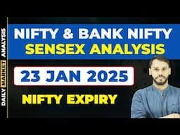 NIFTY PREDICTION FOR TOMORROW | 23 JANUARY | BANK NIFTY PREDICTION| NIFTY LIVE TRADING| NIFTY EXPIRY