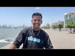 Mumbai Mei first samne se marine drive dekha 😍 #mumbai #vlogs