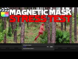 Final Cut Pro 11: Magnetic Mask.  M1 vs M4 vs M1 Max vs M4 Max