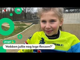 Evy zamelt duizenden flessen in om naar EK BMX te kunnen