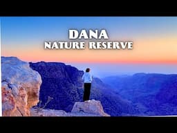 HIKING in DANA BIOSPHERE NATURE RESERVE with Unique Landscape | Jordan Travel Guide Vlog