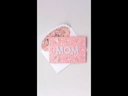 Floral Butterfly Mom Card Quick Assembly