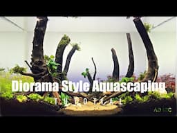 Step by step Diorama Style Aquascaping Tutorial