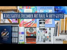 A Delightful Art Haul & Arty Gifts! Watercolours, Books, Unison Pastels, Golden Acrylics, Pencils