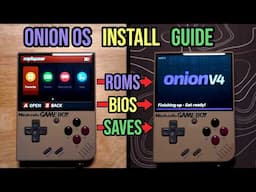 Onion OS Easy Install Guide - Transfer ROMs & BIOS From Stock - Miyoo Mini Plus