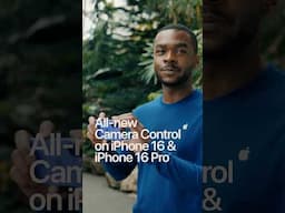 The new Camera Control on iPhone 16 & iPhone 16 Pro.