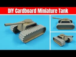 How to make miniature Tank | DIY Cardboard Tank | DIY Cardboard Combat