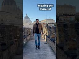 Walking the Pope’s Passetto! Escape route from Vatican to Castel Sant’Angelo. Open to the public!