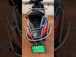 Chetak Electric Crash Guard & Accessories 👍 #bajajchetak #chetak #crashguard #seatcover