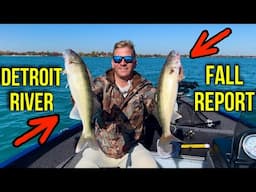 Detroit River FALL Walleye Fishing REPORT | Catch and Cook