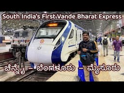 Vande Bharat Express | Chennai - Bengaluru - Mysore | First South Indian | Indian Railways