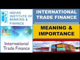 Chapter 2 - Trade Finance Meaning & Importance