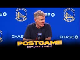 Warriors/Magic Postgame x Analysis: Wiggins, Moody, Coach Kerr Reactions | Feb 3, 2025