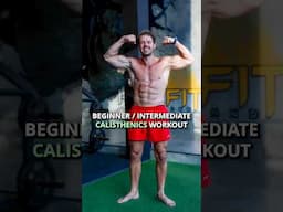 Beginner & Intermediate Calisthenics Workout 💪