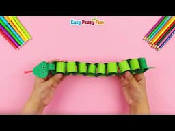 Paper Chain Snake Craft - Simple paper craft project