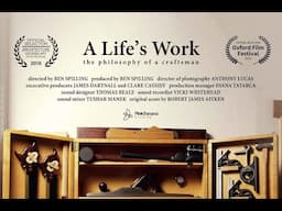 A Life's Work: The Philosophy of a Craftsman