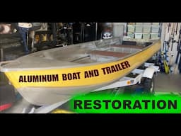 Aluminum Boat and Trailer Restoration