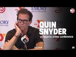 Hawks vs. Spurs Postgame Press Conference: Quin Snyder