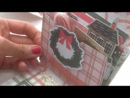 Christmas Paper Wallet ONE SHEET WONDER Tutorial Gift Card Holder Pockets Galore!