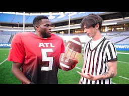 I 1v1'd NFL Players With A Magnetic Football