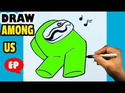 How to Draw AMONG US - Dancing