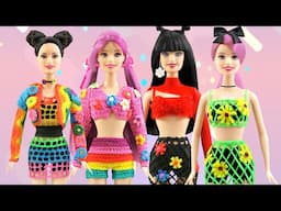 Play Doh BlackPink ICE CREAM Jennie Lisa Rose and Jisoo Inspired Outfits