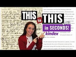 Kindex's Super Cool AI Tools for Genealogy Home Archives! - Transcriptions in SECONDS!!