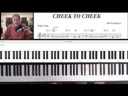 Tutorial on Cheek to Cheek 🎹 Jazz Piano College