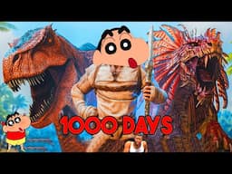 SHINCHAN Became Jurassic DINOSAUR to TAME ALPHA T-REX in DINO TAMERS with CHOP Part 2