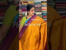 Semi Kanchi silk sarees  Apavaranam| #shortsvideo#semikanchipuramsilksarees #budgetfriendly