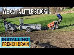 French Drain and Retaining Wall | Bloc a Bancher