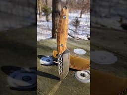 EDC Bushcraft knife by Dedfish built for the outdoors #knife #deadfish #edc #fixedblade #battlbox