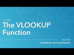 How to Use the Excel VLOOKUP Function for Beginners (learn VLOOKUP with an easy-to-follow example)